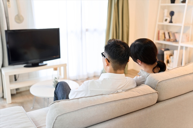 一緒にテレビをぼーっと見ていられる関係